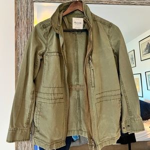 Madewell classic green jacket size small